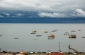 Jezioro Titicaca o wschodzie